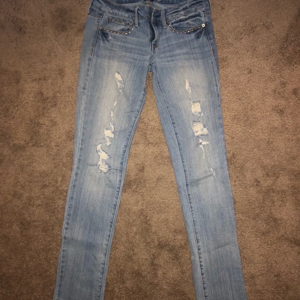 AE embellished jean